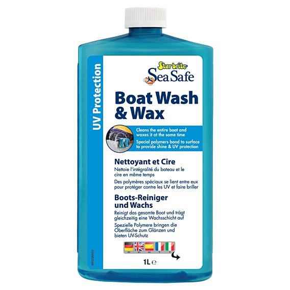 Starbrite SeaSafe Boat Wash and Wax 1Ltr