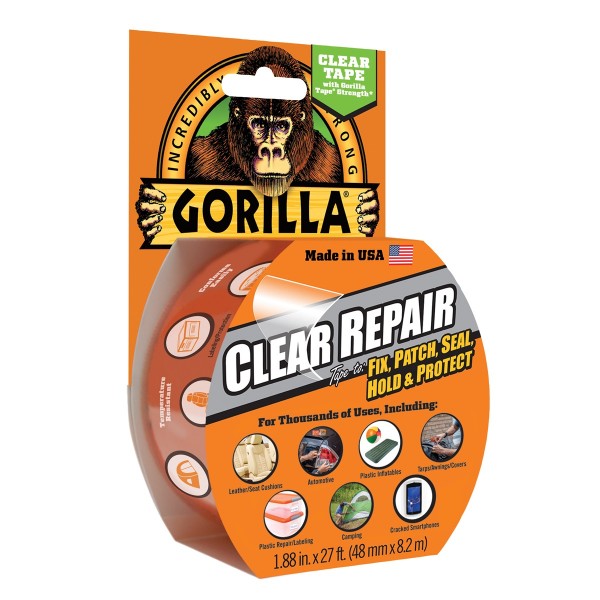 Gorilla Clear Repair Tape 8.2m