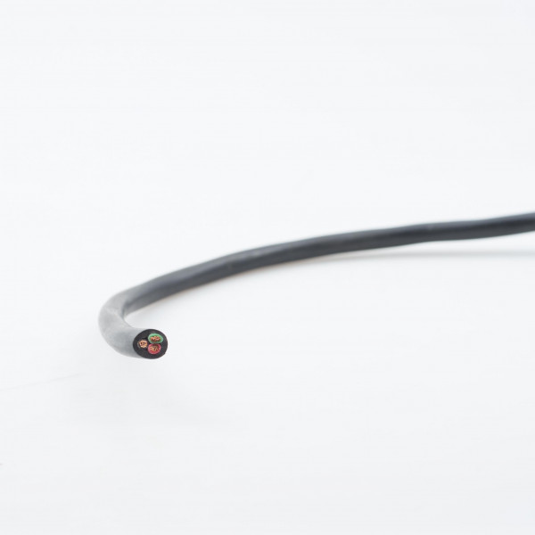 Cable 3 core, round, thin wall